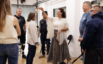 A group of people taking part a Drive Project workshop