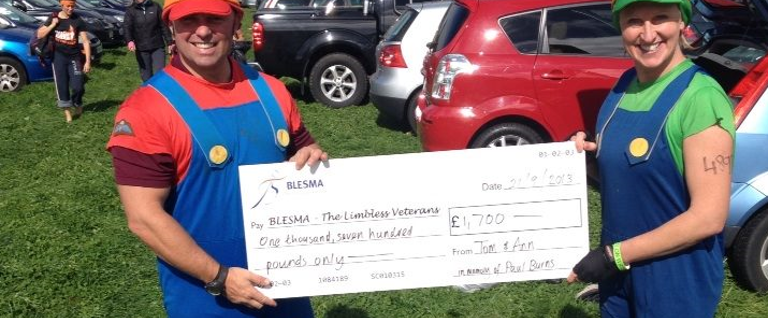Swindon couple take on two obstacle challenges and raise over £2,000 for a military charity