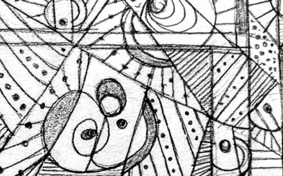 Zentangle Geometric Pattern