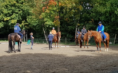 horse riding